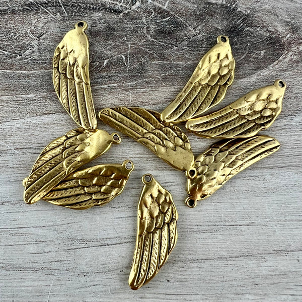 Load image into Gallery viewer, Angel Wing Charm Set, Left and Right Wings, Jewelry Making, GL-6323
