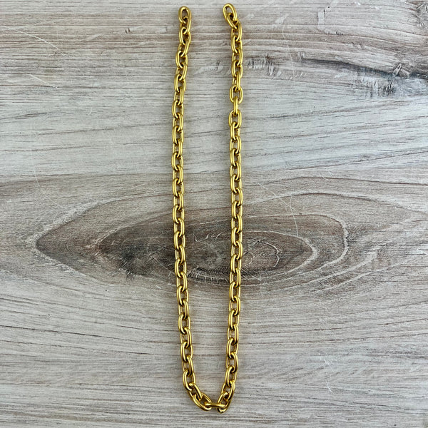 Load image into Gallery viewer, 17 Inch Pre-Cut Chunky Paperclip Gold Chain, Ready Made Necklace Chain, Jewelry Making Supplies, GL-2071
