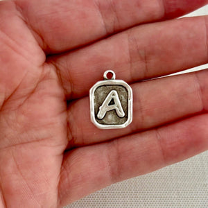 Alphabet Initial Charm, Letter Pendant, Jewelry Making Components, SL-6325