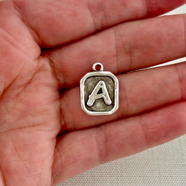 Load image into Gallery viewer, Alphabet Initial Charm, Letter Pendant, Jewelry Making Components, SL-6325
