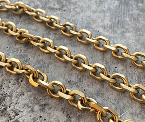 Large Gold Chain, Thick Chain by the Foot, Jewelry Making Supplies, GL-2014
