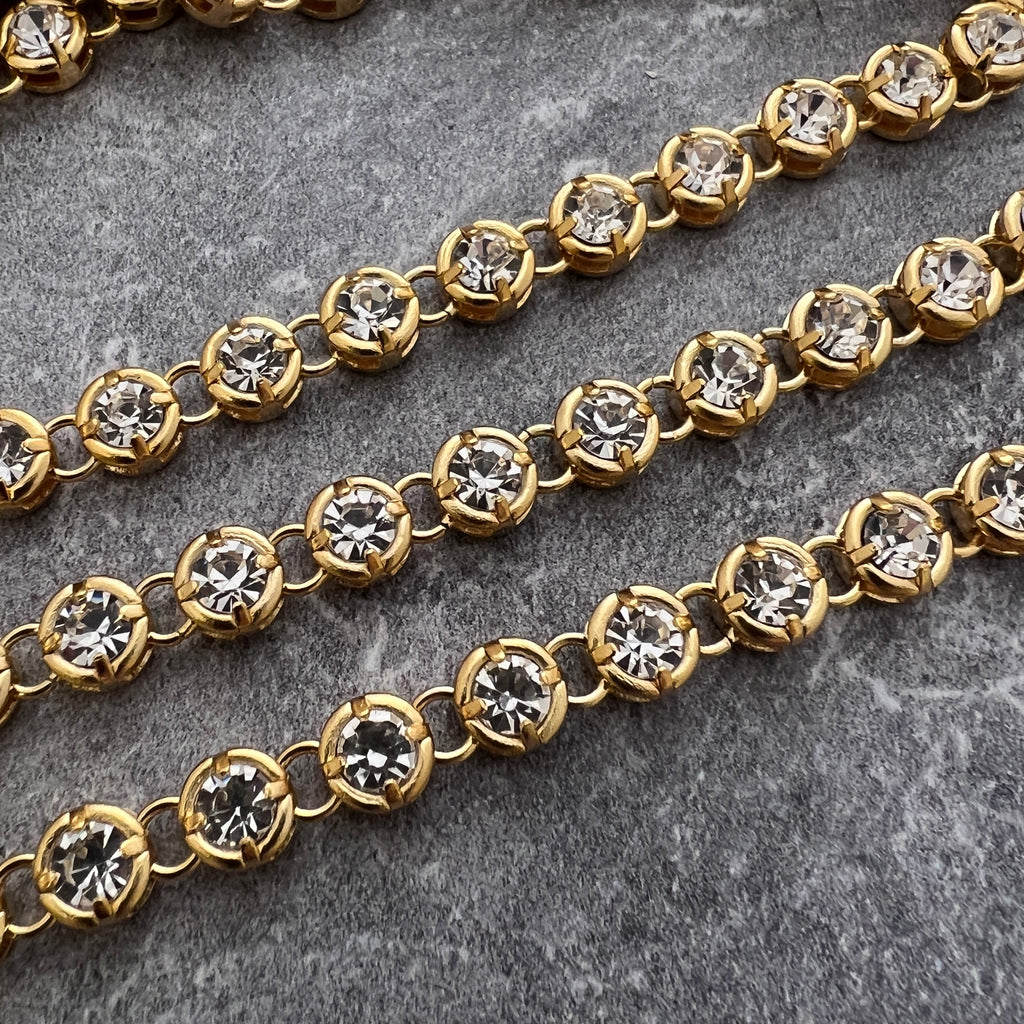 Crystal Rhinestone Chain For Jewelry Making