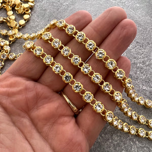 Crystal Rhinestone Chain For Jewelry Making